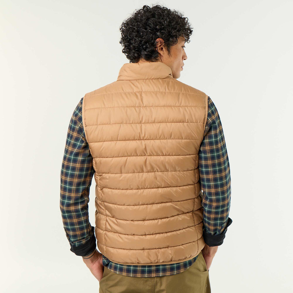 Doudoune déperlante sans manches BEIGE