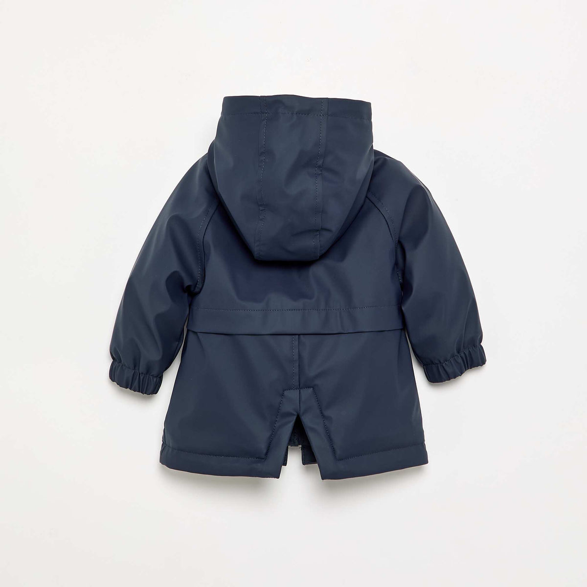Parka doublée à capuche BLEU