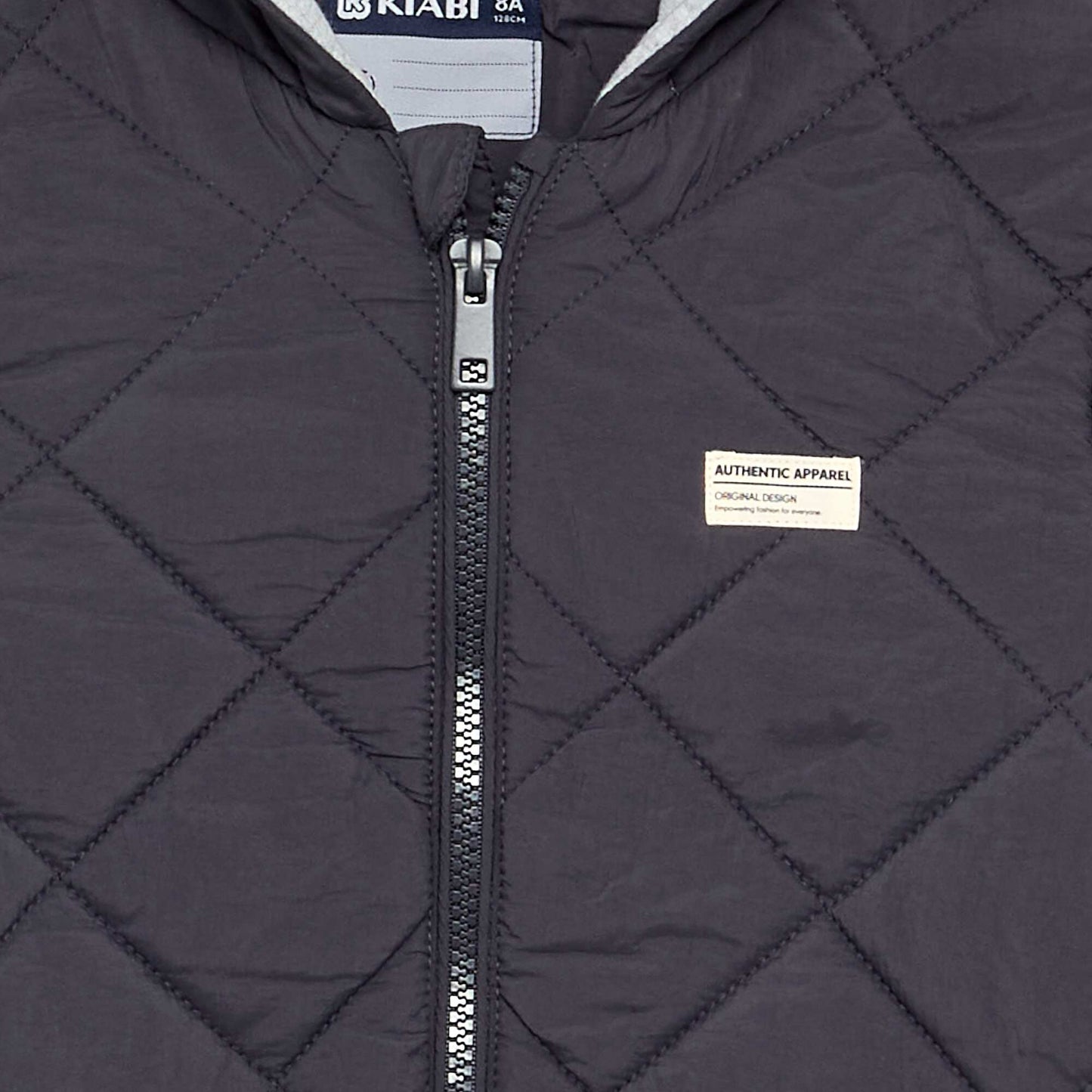 Blouson matelassé à capuche NOIR