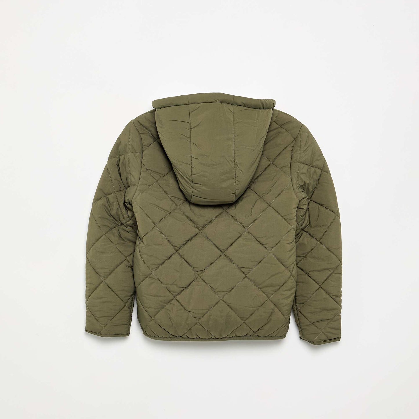 Blouson matelassé à capuche KAKI