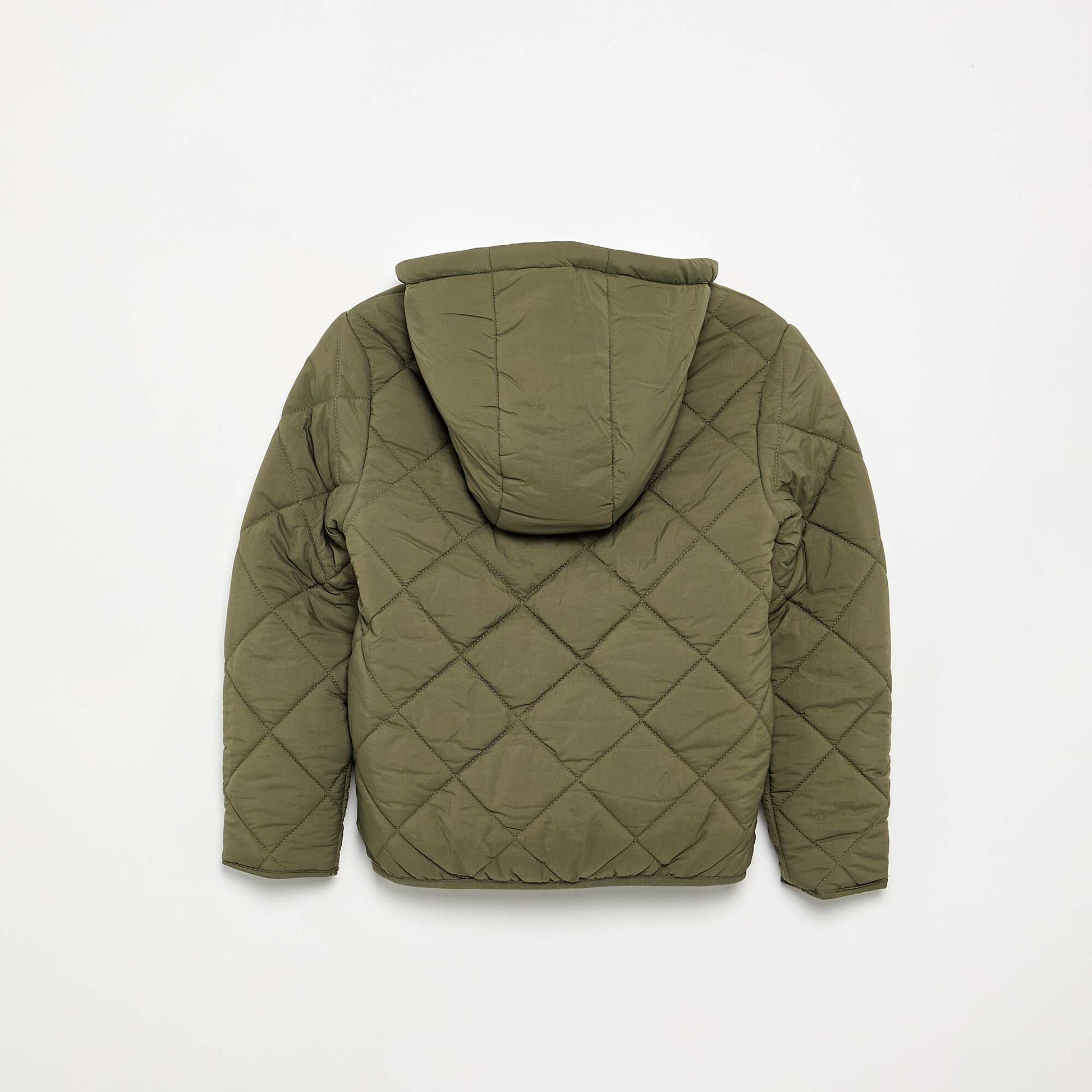 Blouson matelassé à capuche KAKI