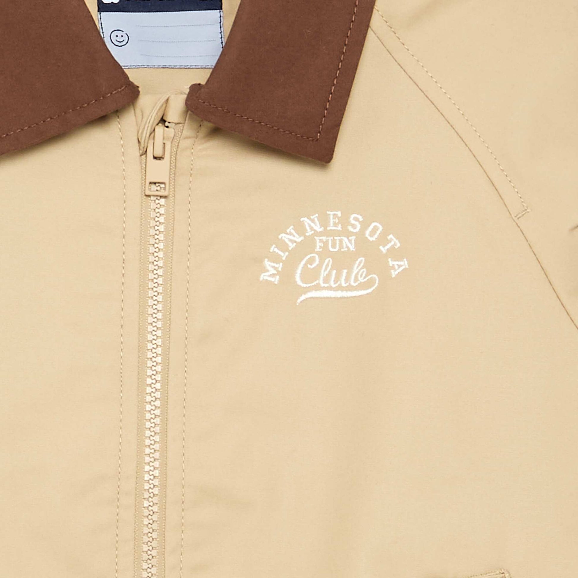 Blouson à ouverture zippée BEIGE