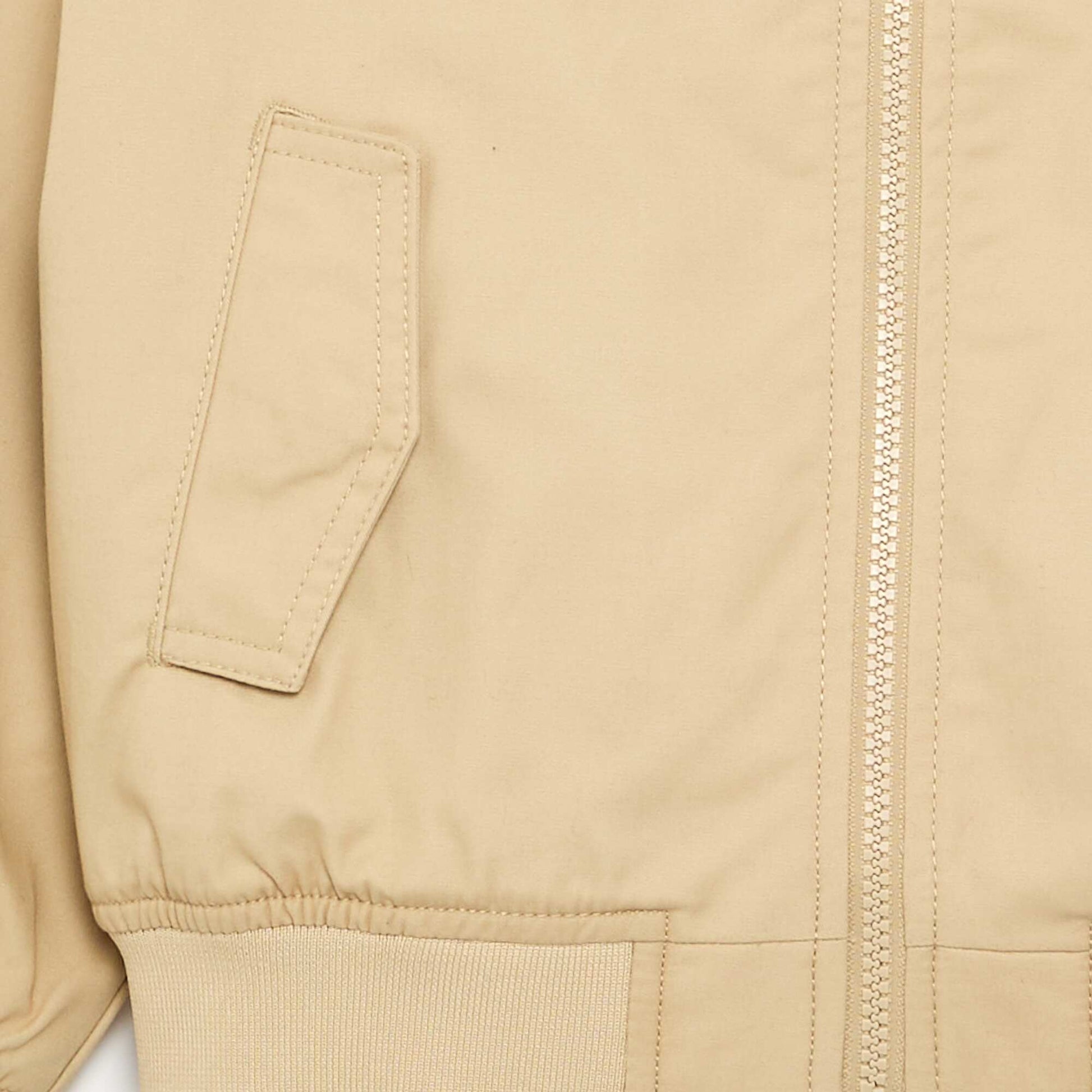 Blouson à ouverture zippée BEIGE