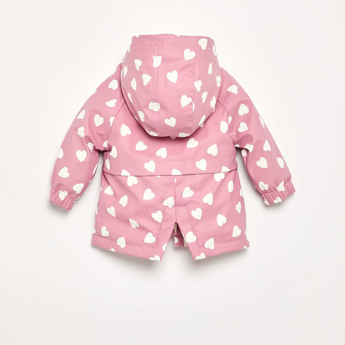 Parka déperlante à capuche ROSE