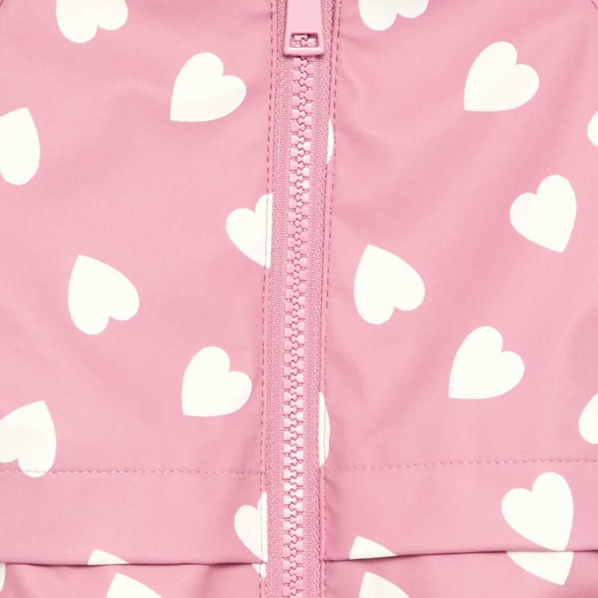 Parka déperlante à capuche ROSE