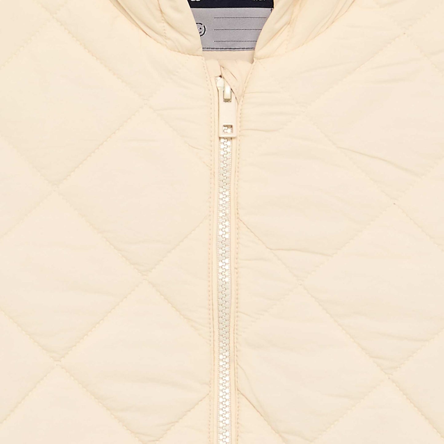 Blouson matelassé à capuche BEIGE