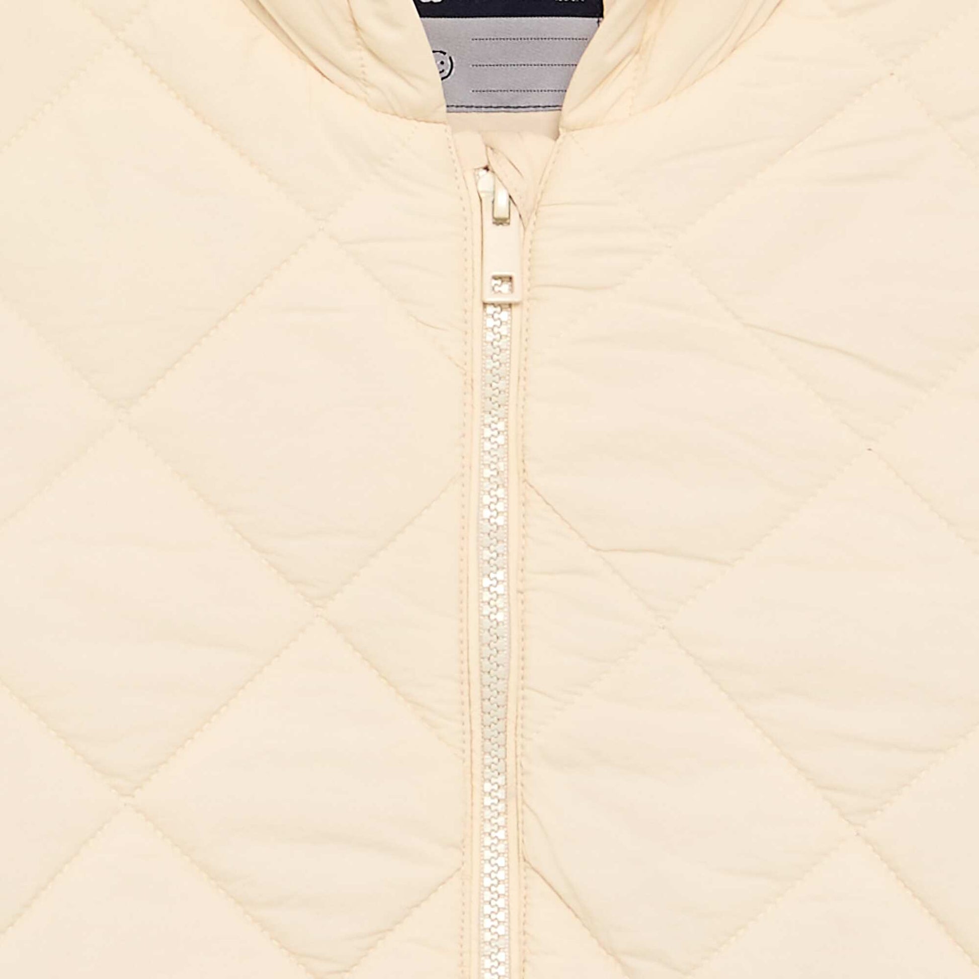 Blouson matelassé à capuche BEIGE