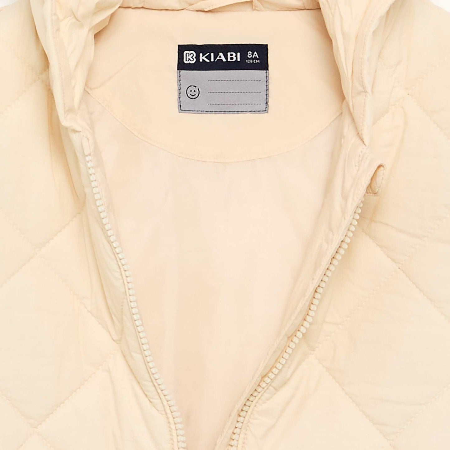 Blouson matelassé à capuche BEIGE