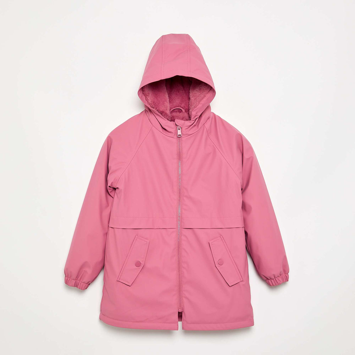 Parka doublée en fausse fourrure ROSE