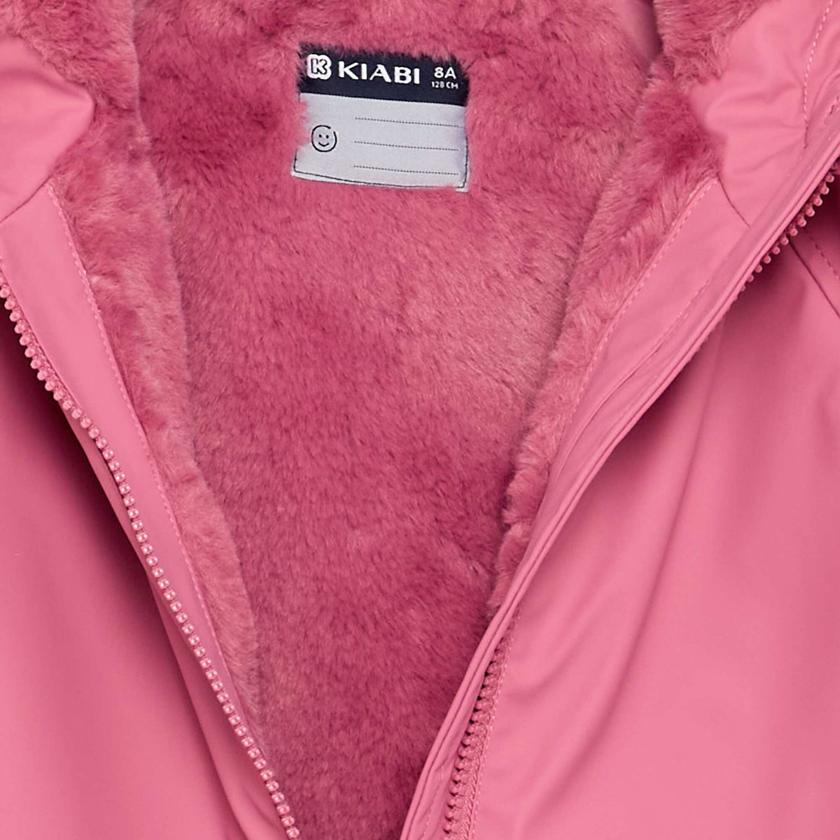Parka doublée en fausse fourrure ROSE