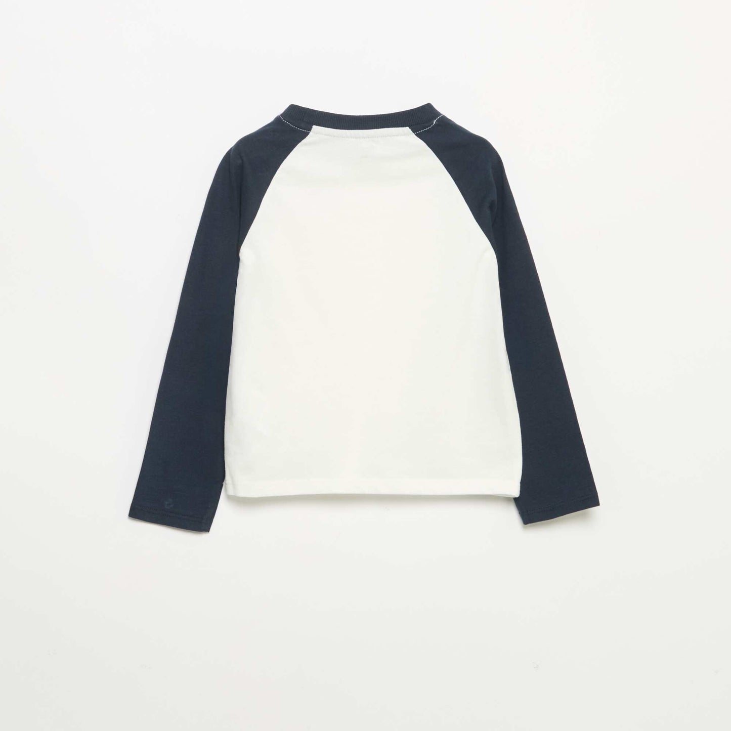 T-shirt à manches longues raglan BLEU