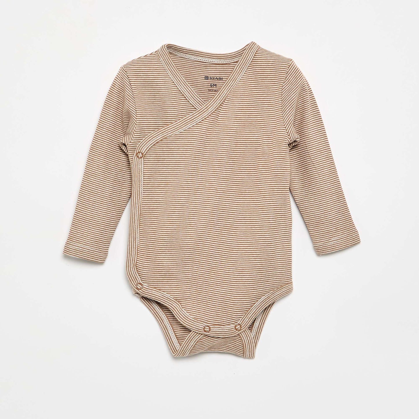 Lot de 5 bodies imprimés en coton MARRON