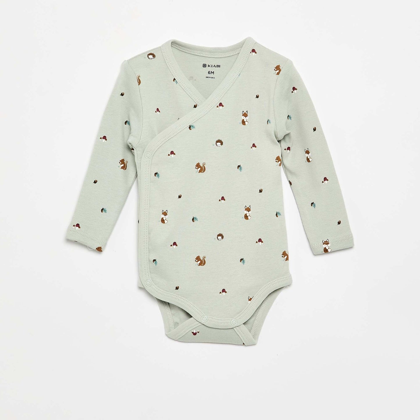 Lot de 5 bodies imprimés en coton BLEU