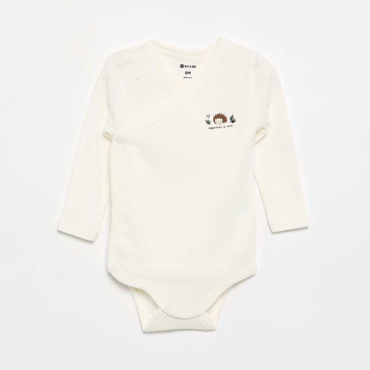 Lot de 5 bodies imprimés en coton BLEU