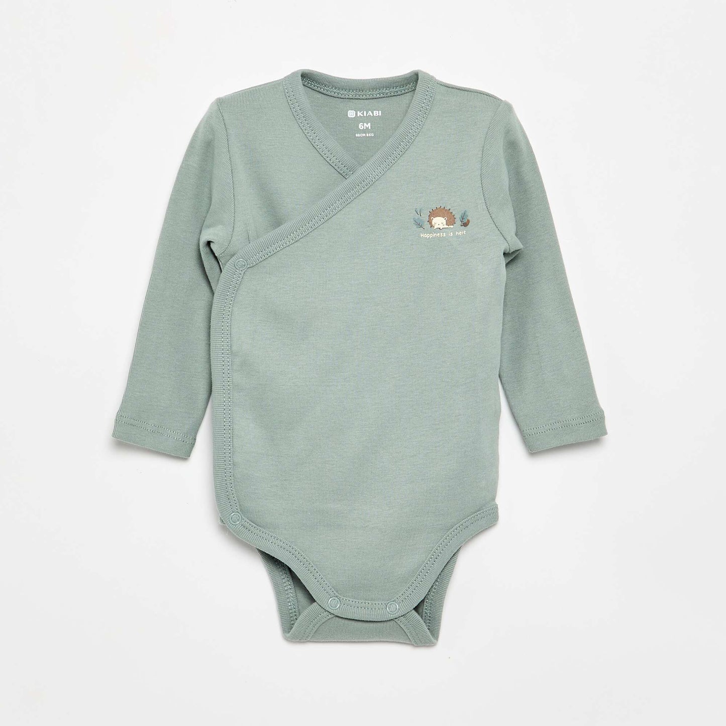 Lot de 5 bodies imprimés en coton BLEU