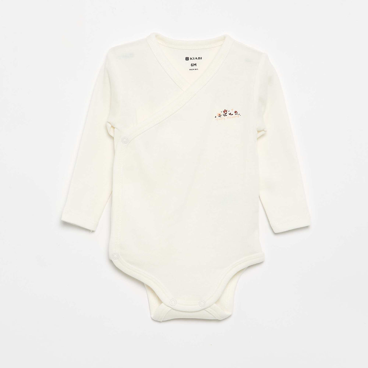 Lot de 5 bodies imprimés en coton ROSE