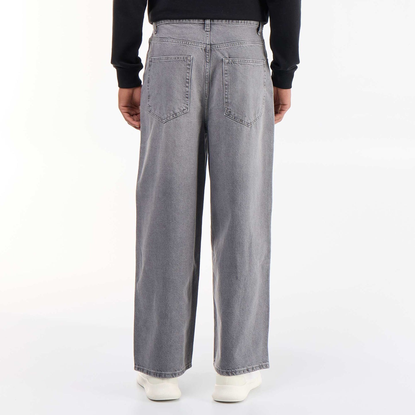 Jean baggy / coupe large GRIS