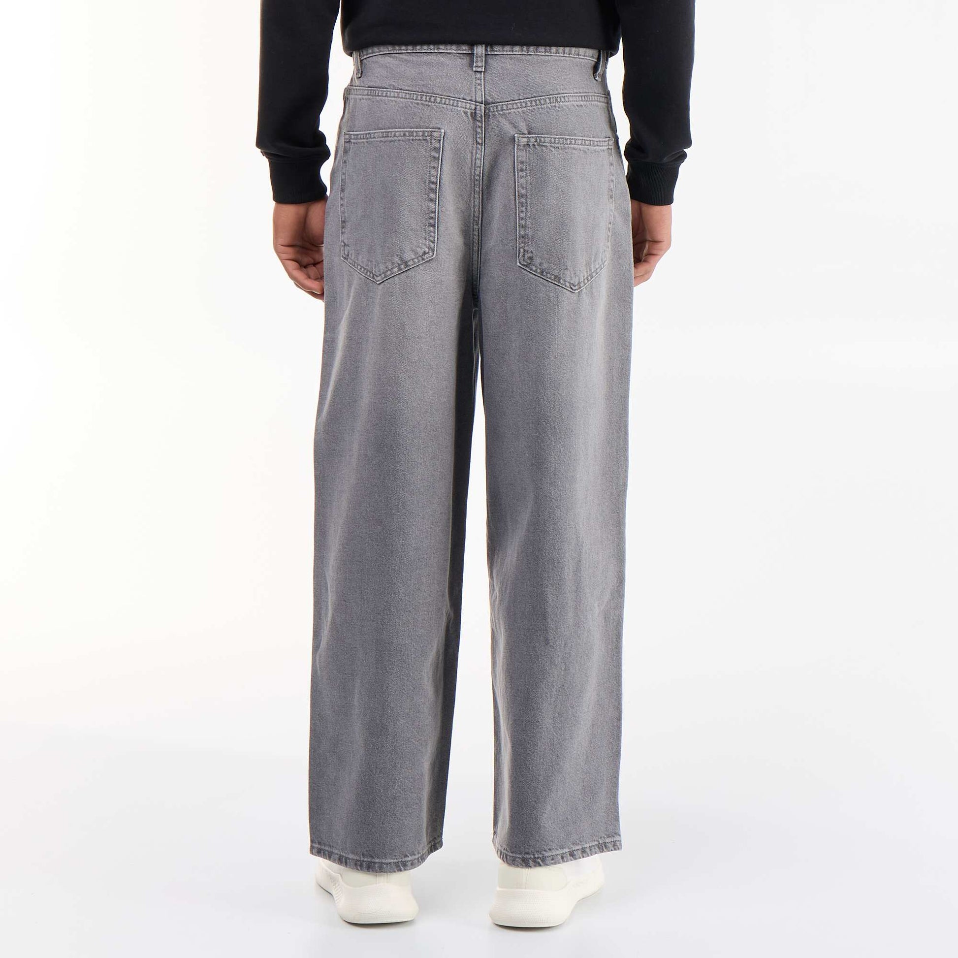 Jean baggy / coupe large GRIS