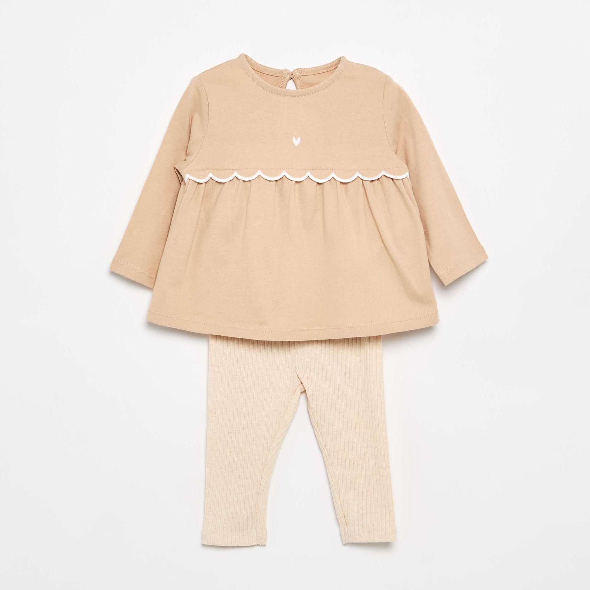 Ensemble T-shirt + legging BEIGE