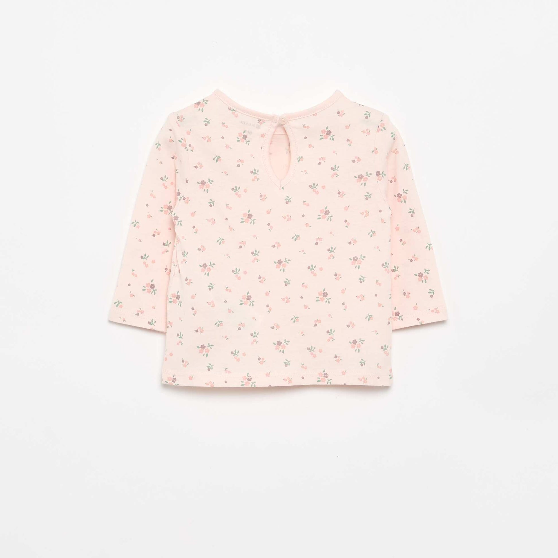 Lot de 3 T-shirts à manches longues ROSE