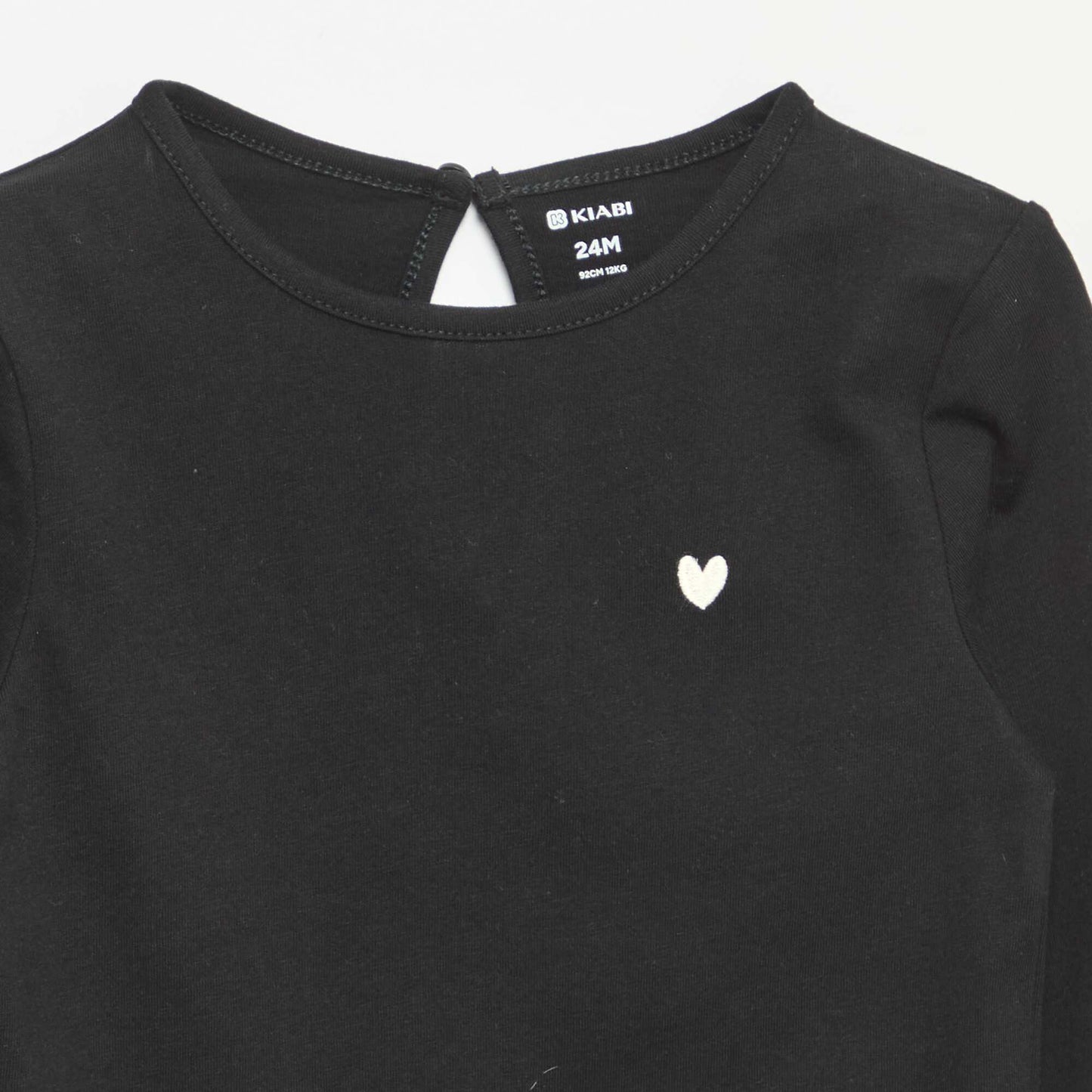 Lot de 3 T-shirts à manches longues BLANC