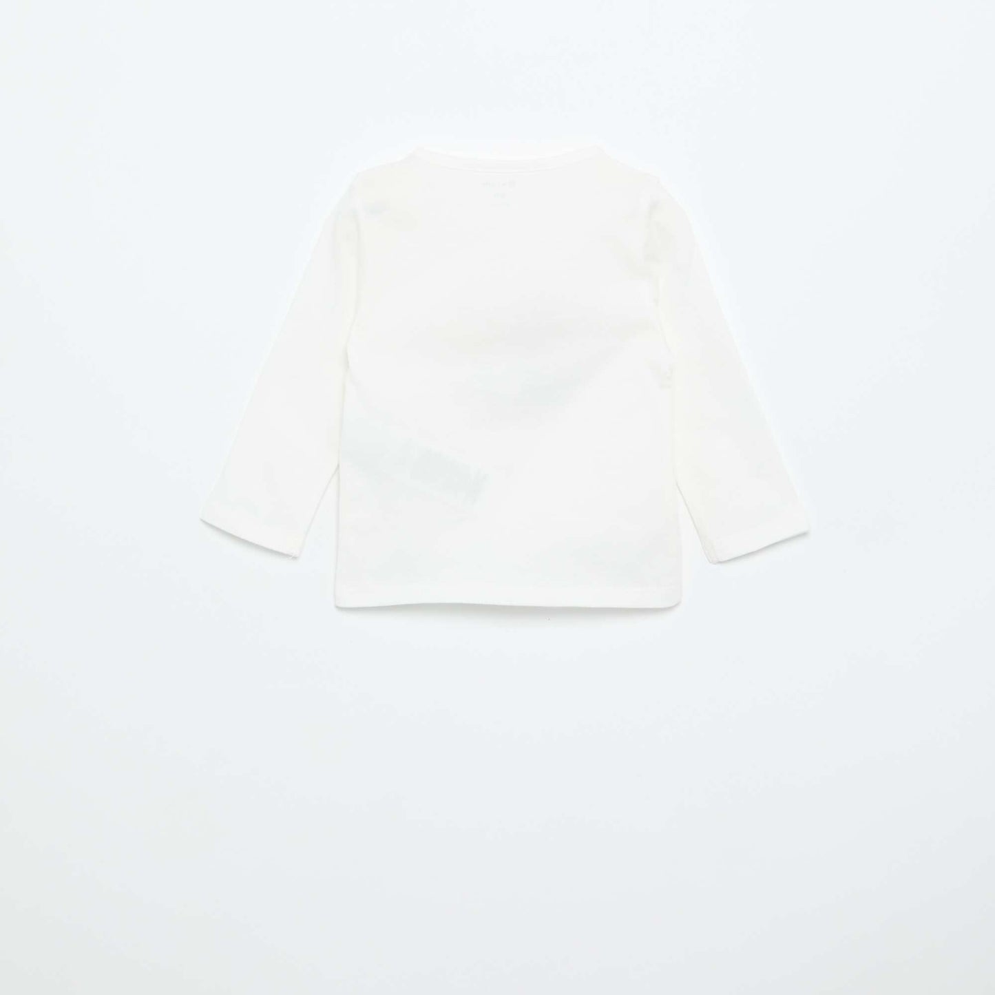 T-shirt en jersey à manches longues BLANC