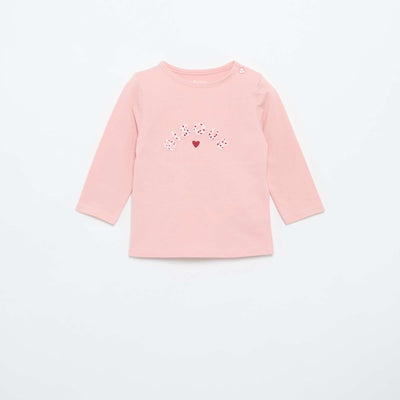 T-shirt en jersey à manches longues ROSE