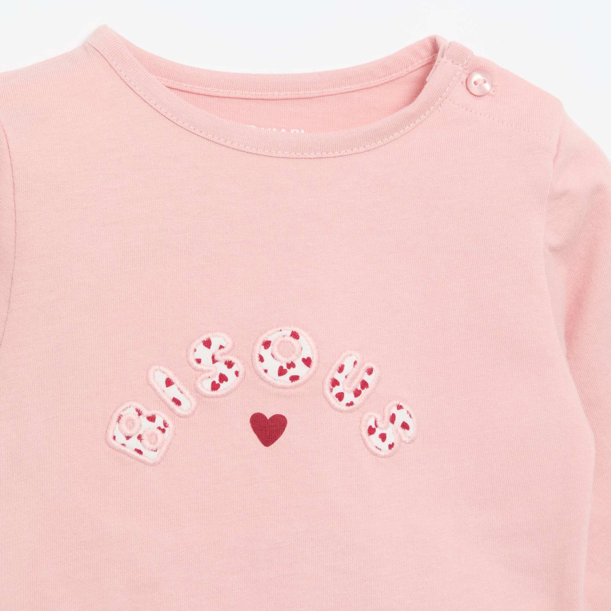 T-shirt en jersey à manches longues ROSE