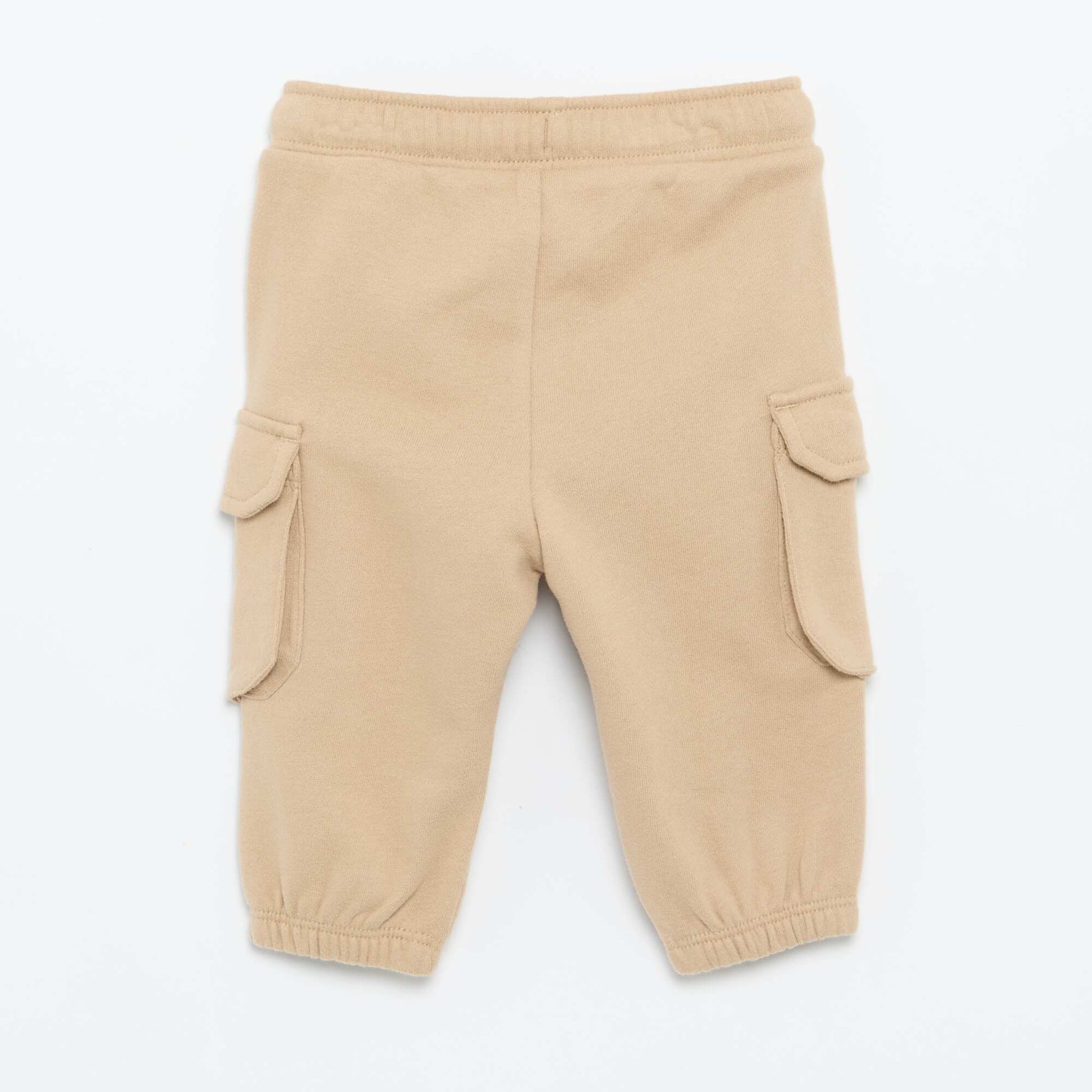 Pantalon jogging multipoches BEIGE