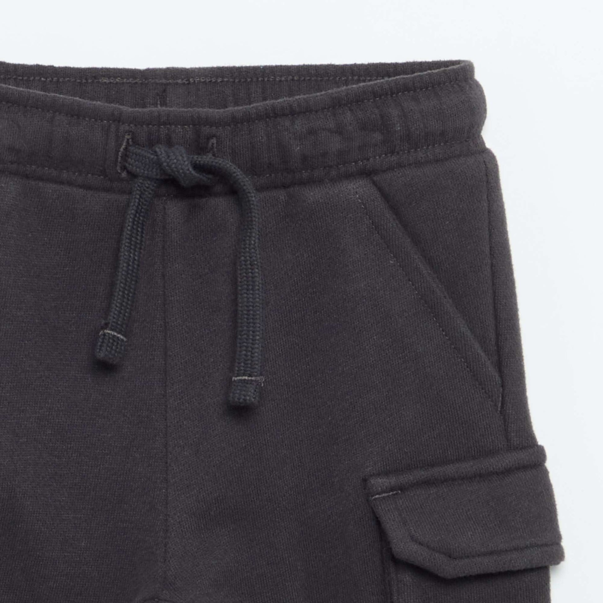 Pantalon jogging multipoches NOIR