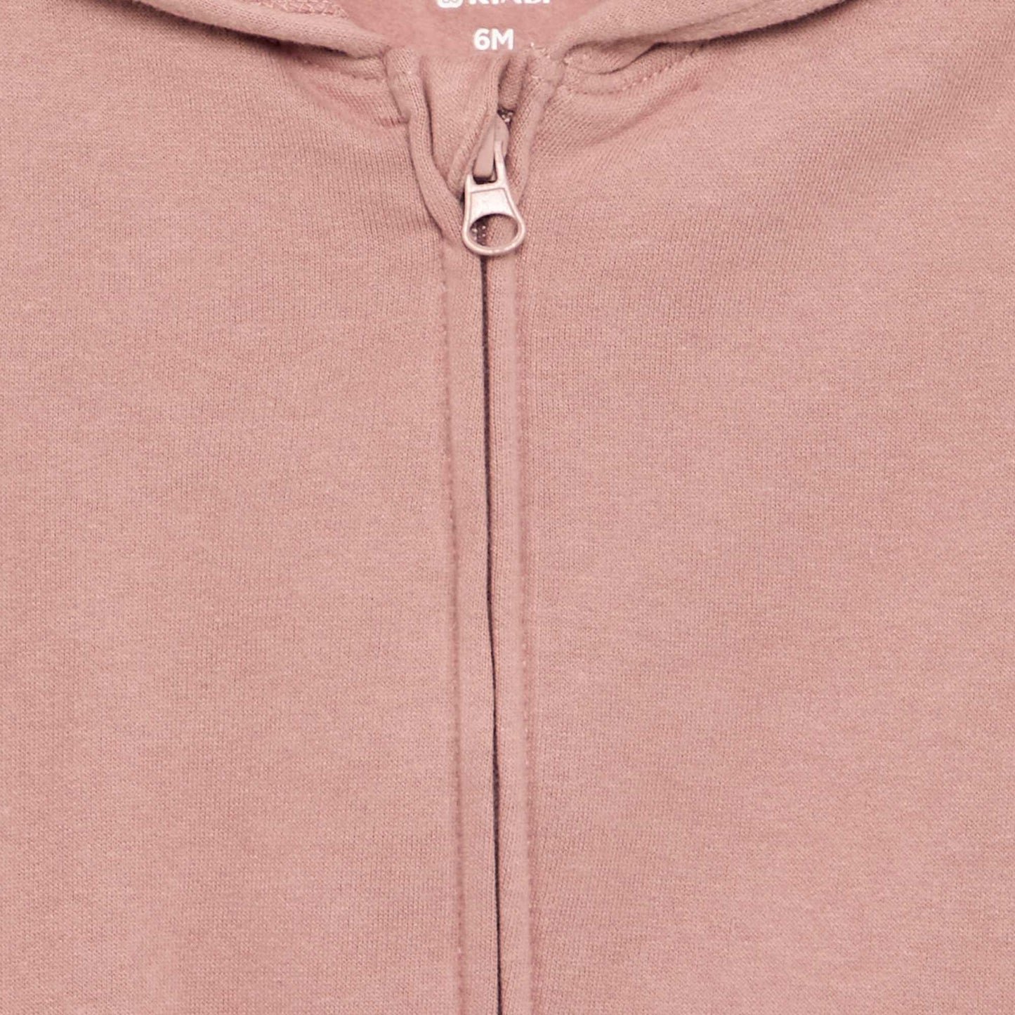 Sweat-shirt zippé à capuche ROSE