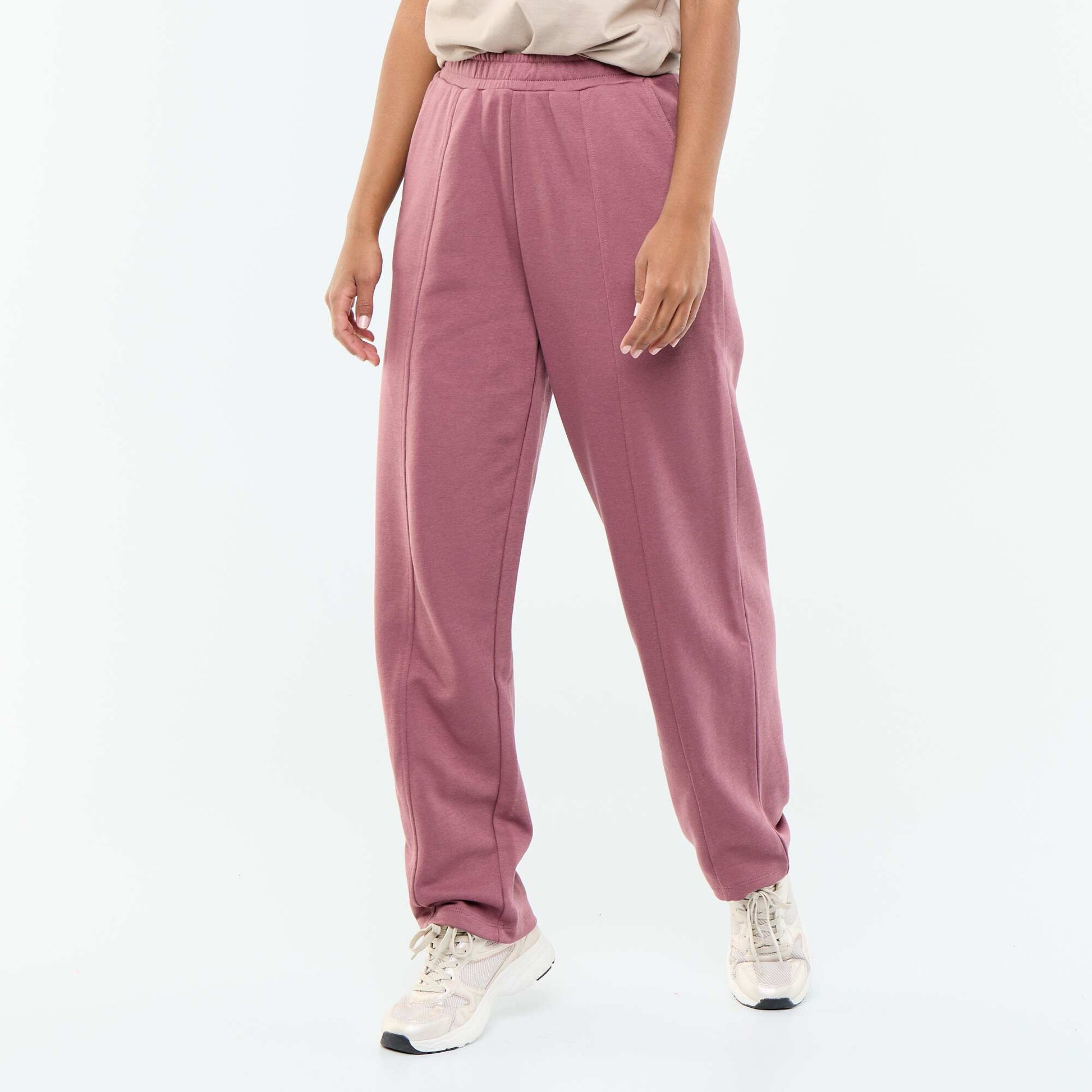 Jogging maille lourde ROSE