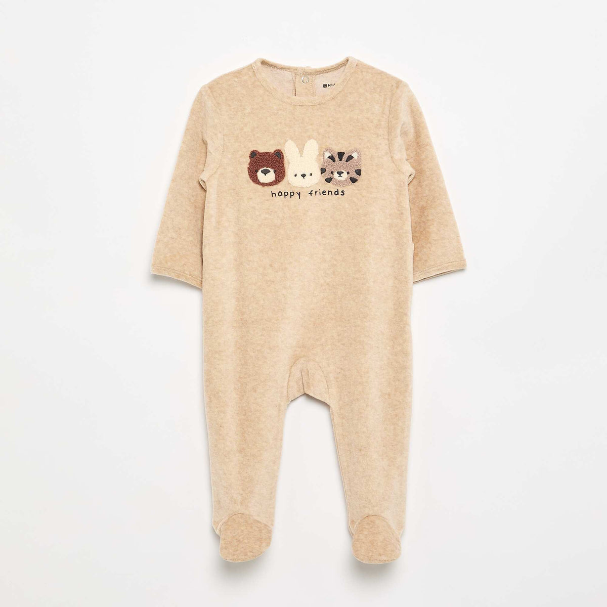 Dors bien en velours BEIGE