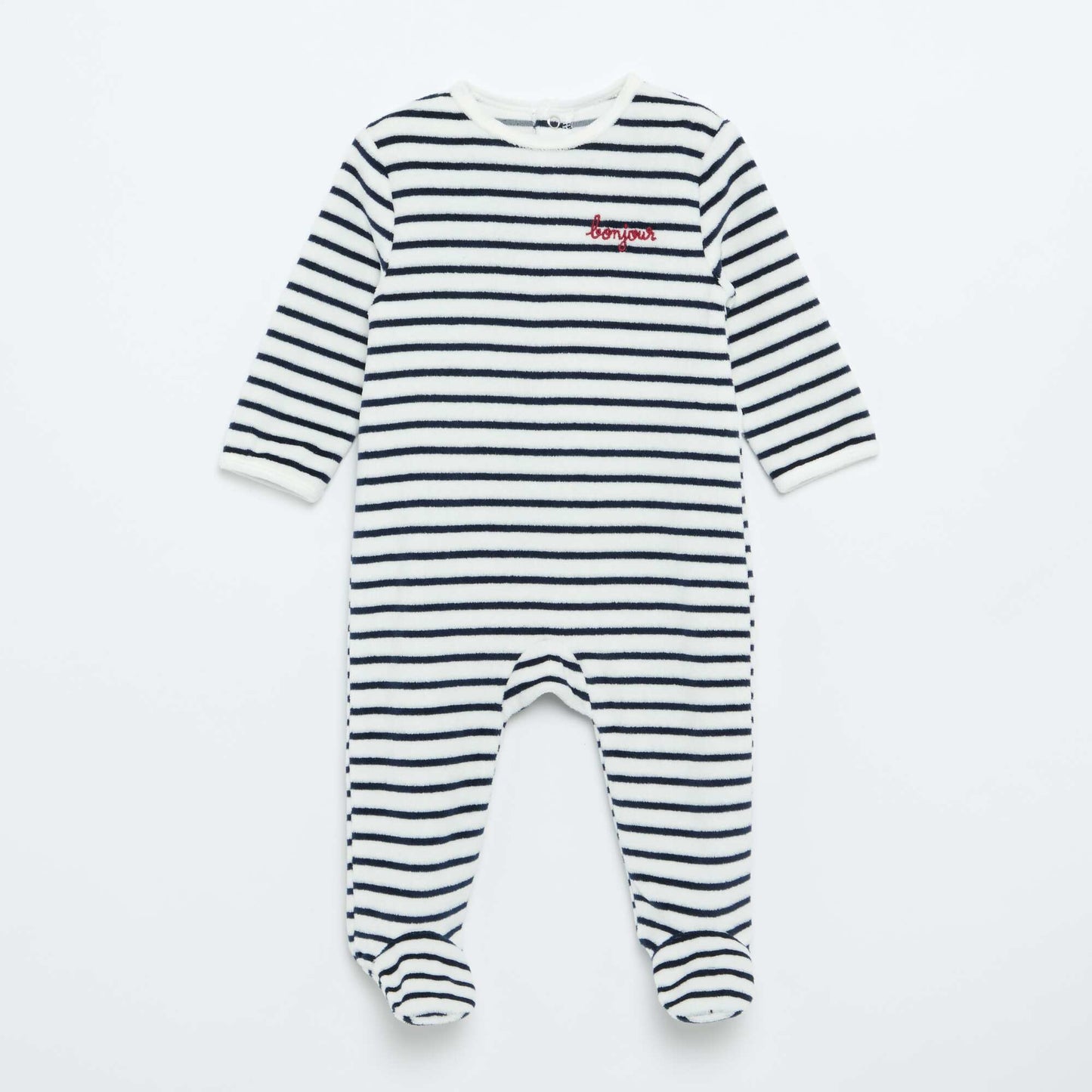 Dors bien en velours BLANC