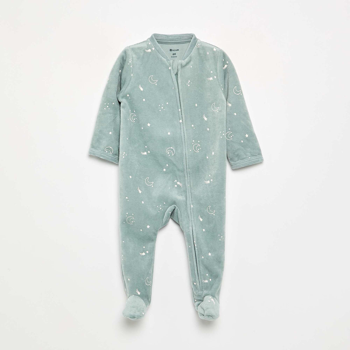 Pyjama dors bien en velours BLEU