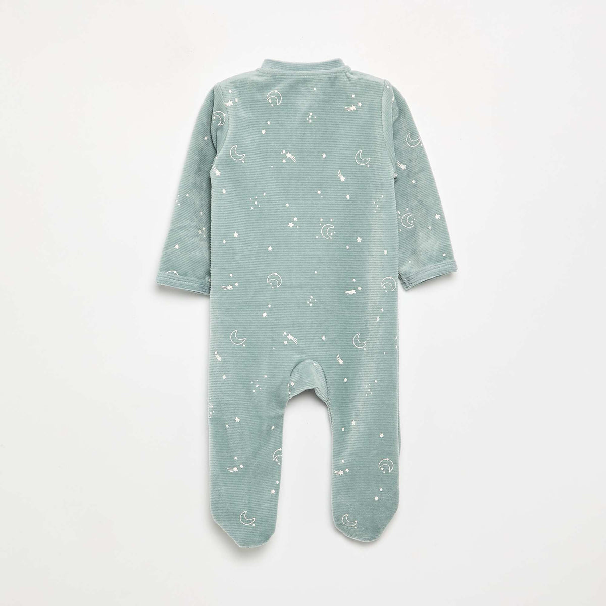 Pyjama dors bien en velours BLEU