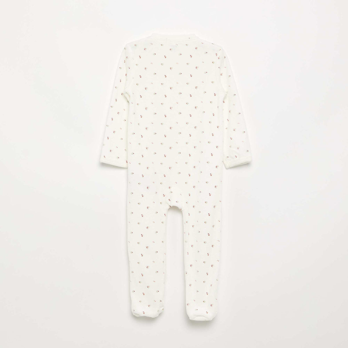 Pyjama dors bien en velours BLANC