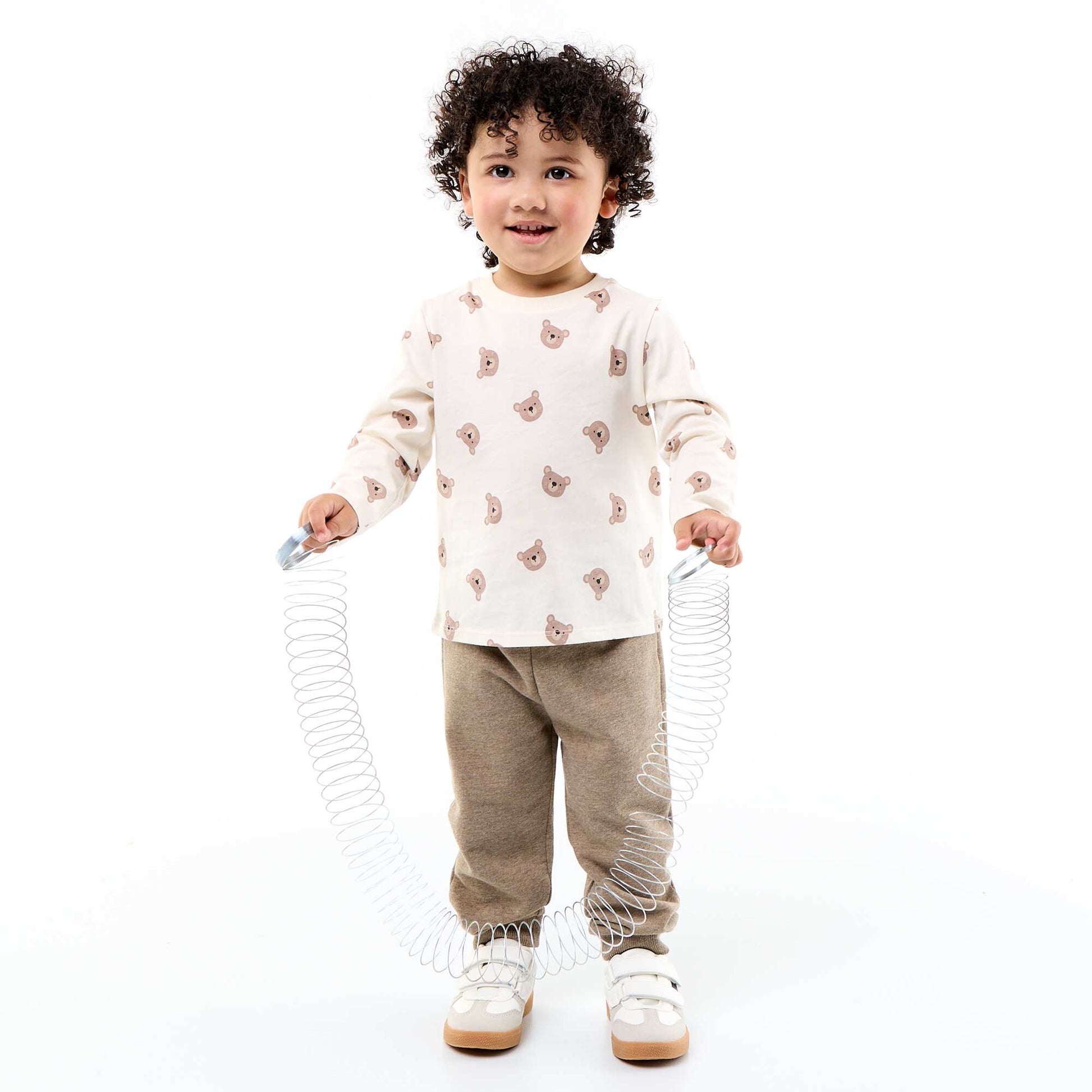 Lot de 3 jogging en French Terry BEIGE