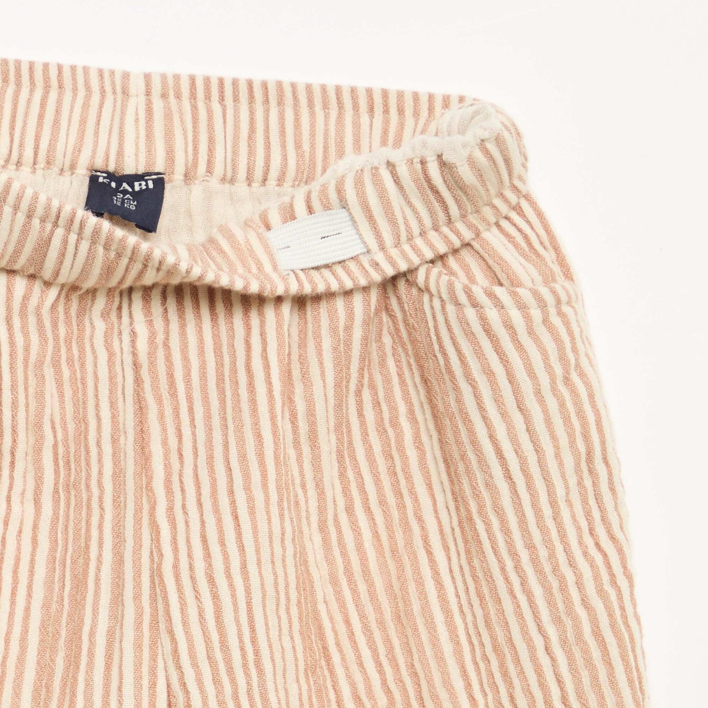 Pantalon en gaze de coton MARRON