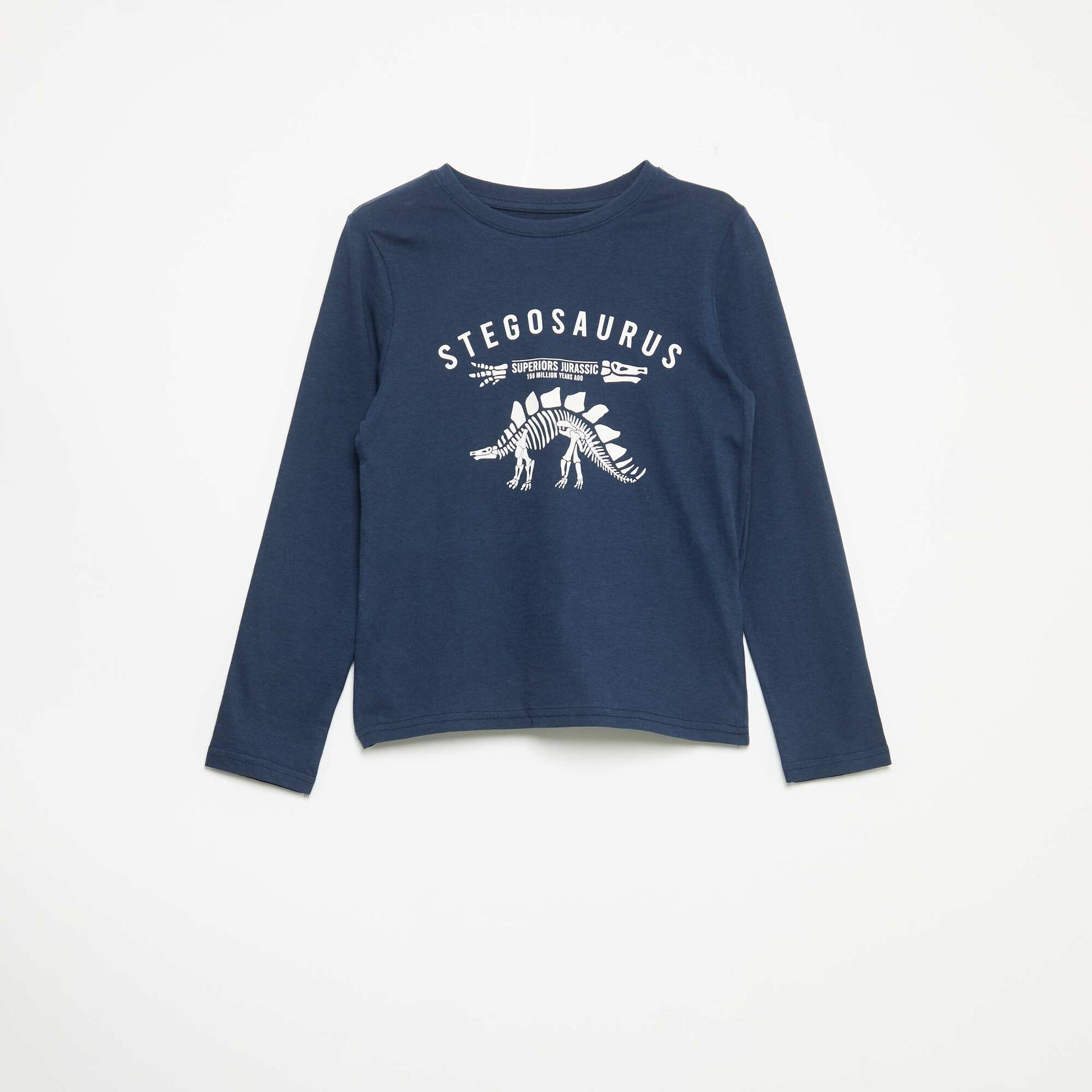 Pyjama 2 pièces - T-shirt à manches longues + pantalon BLEU