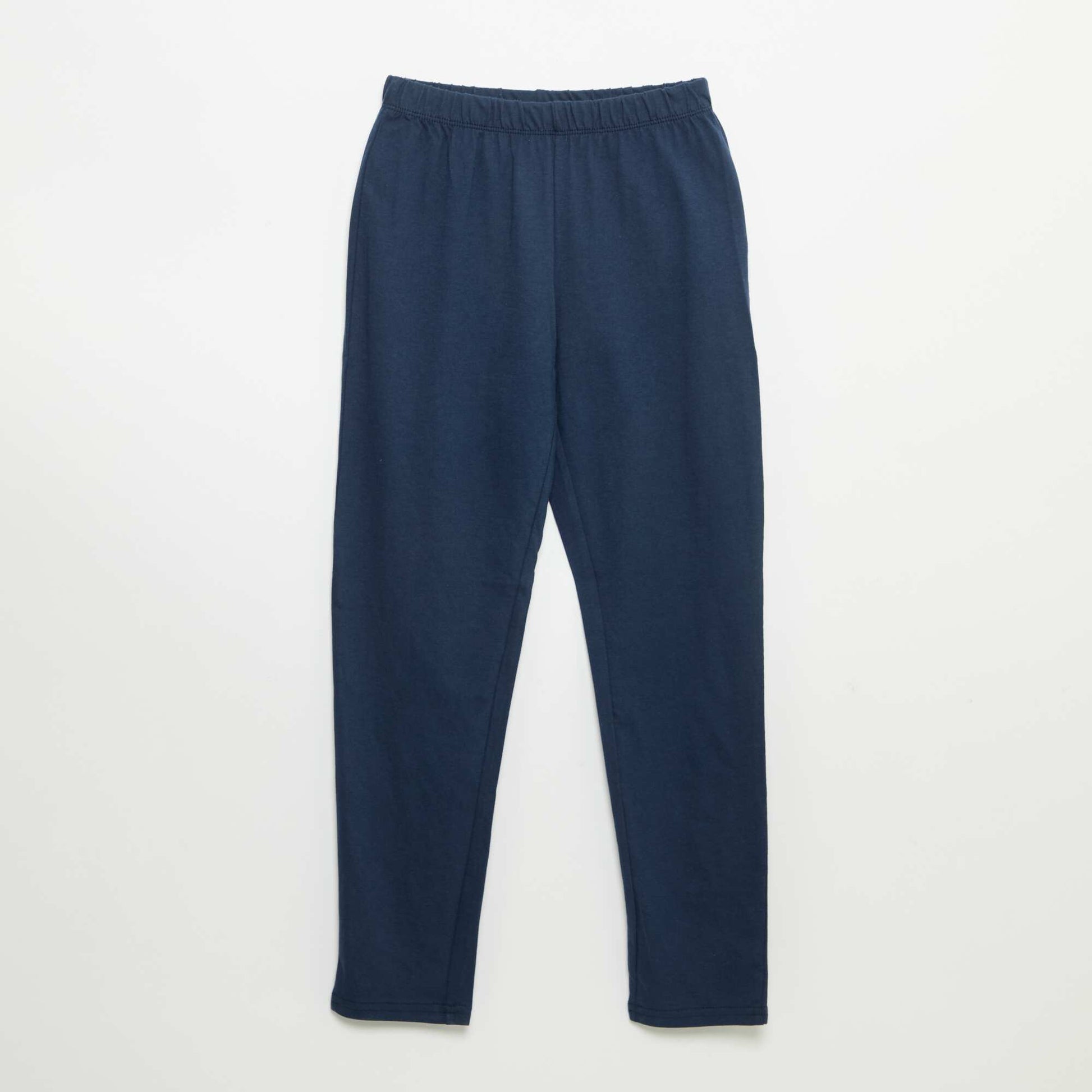 Pyjama 2 pièces - T-shirt à manches longues + pantalon BLEU