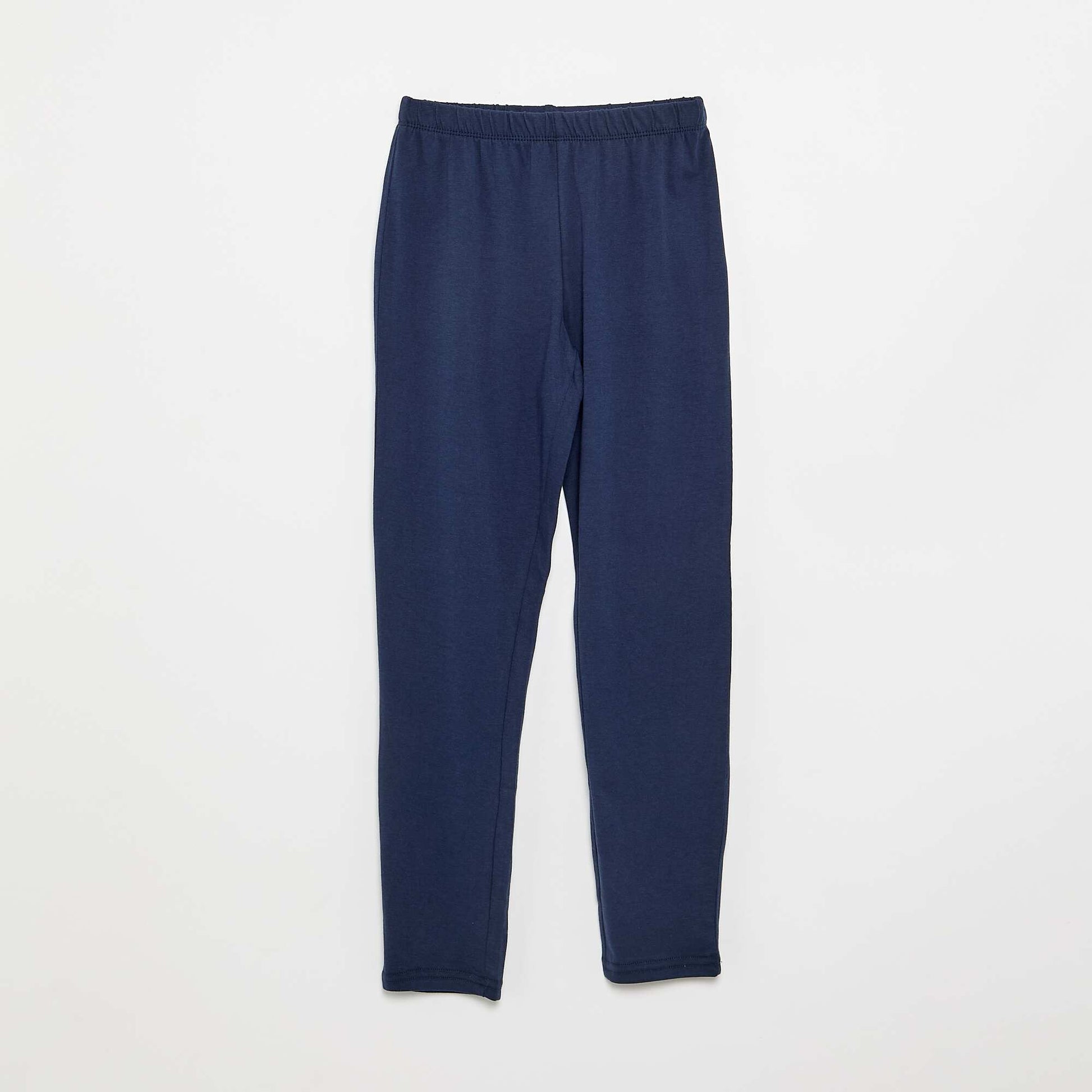 Pyjama 2 pièces - T-shirt à manches longues + pantalon BLANC