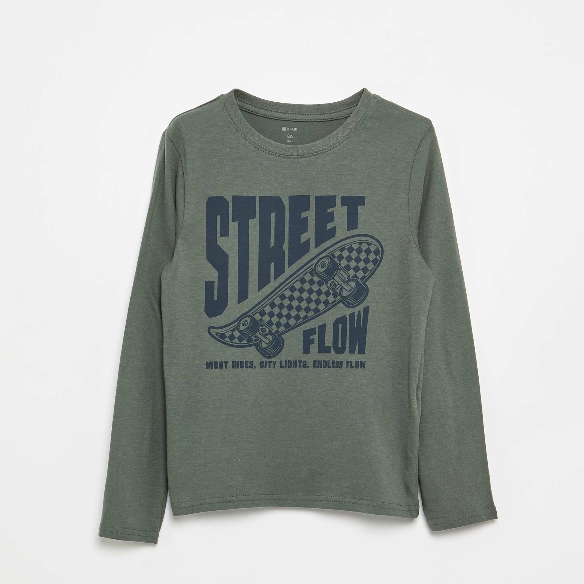 Pyjama 2 pièces - T-shirt à manches longues + pantalon VERT