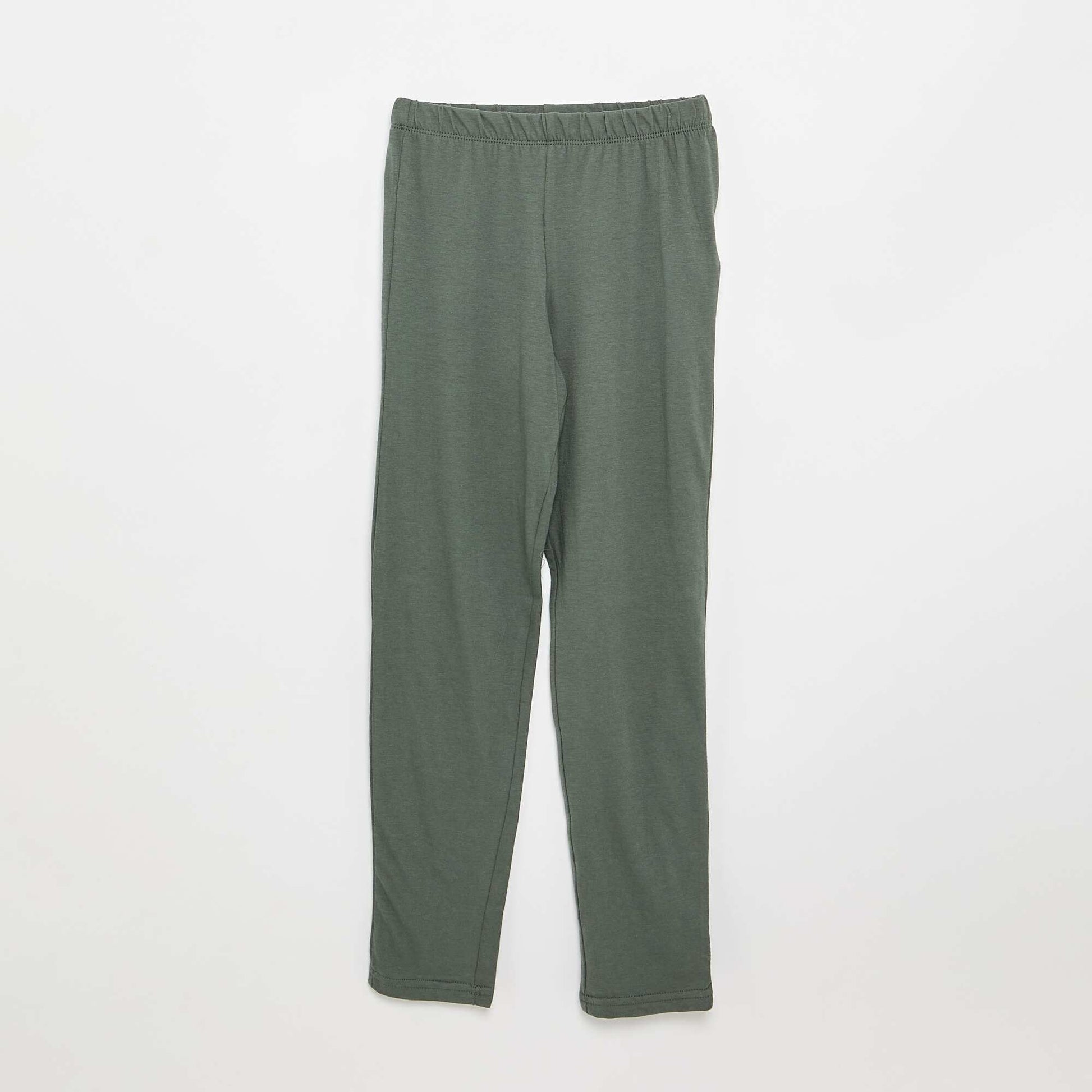 Pyjama 2 pièces - T-shirt à manches longues + pantalon VERT