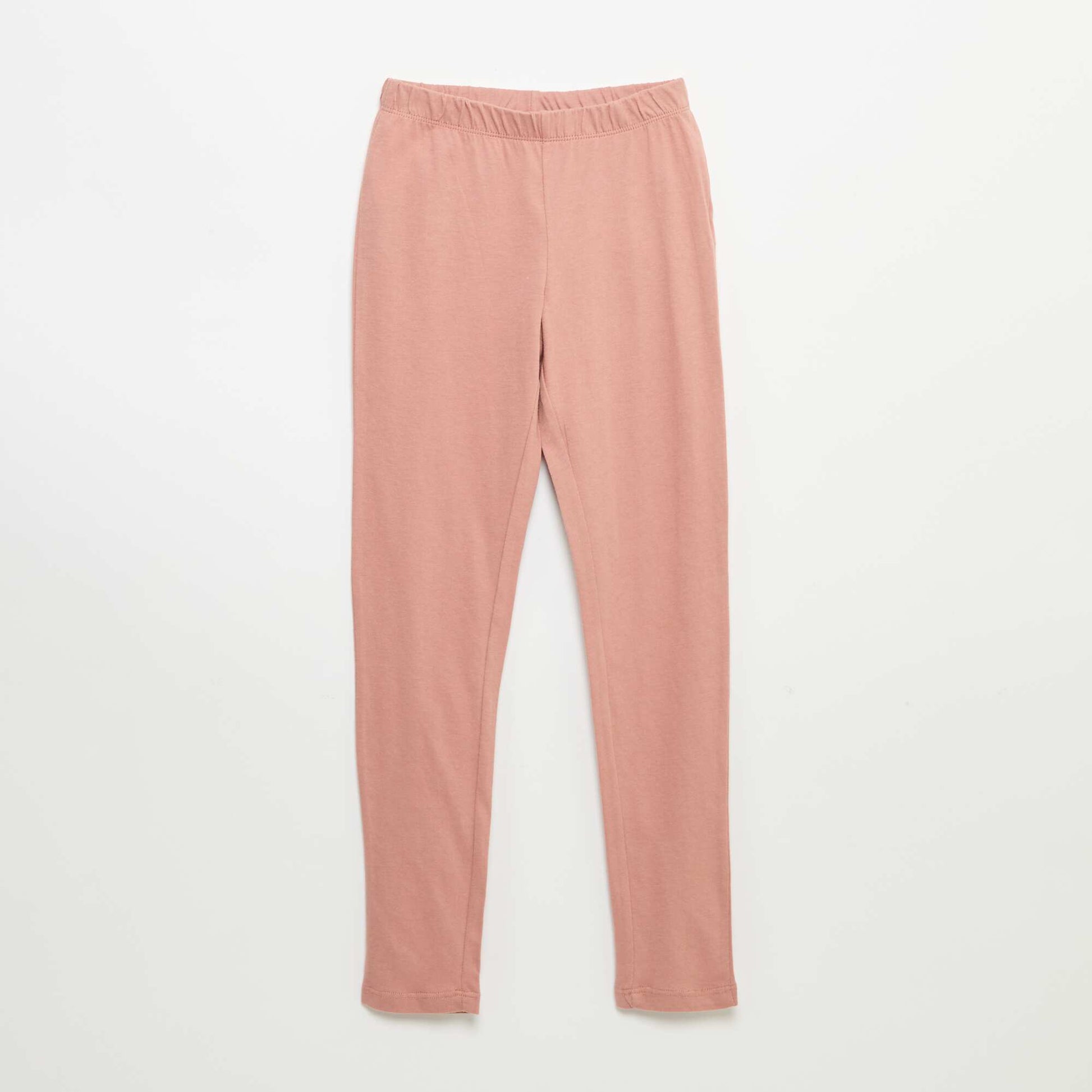 Pyjama long en jersey de coton - 2 pièces ROSE