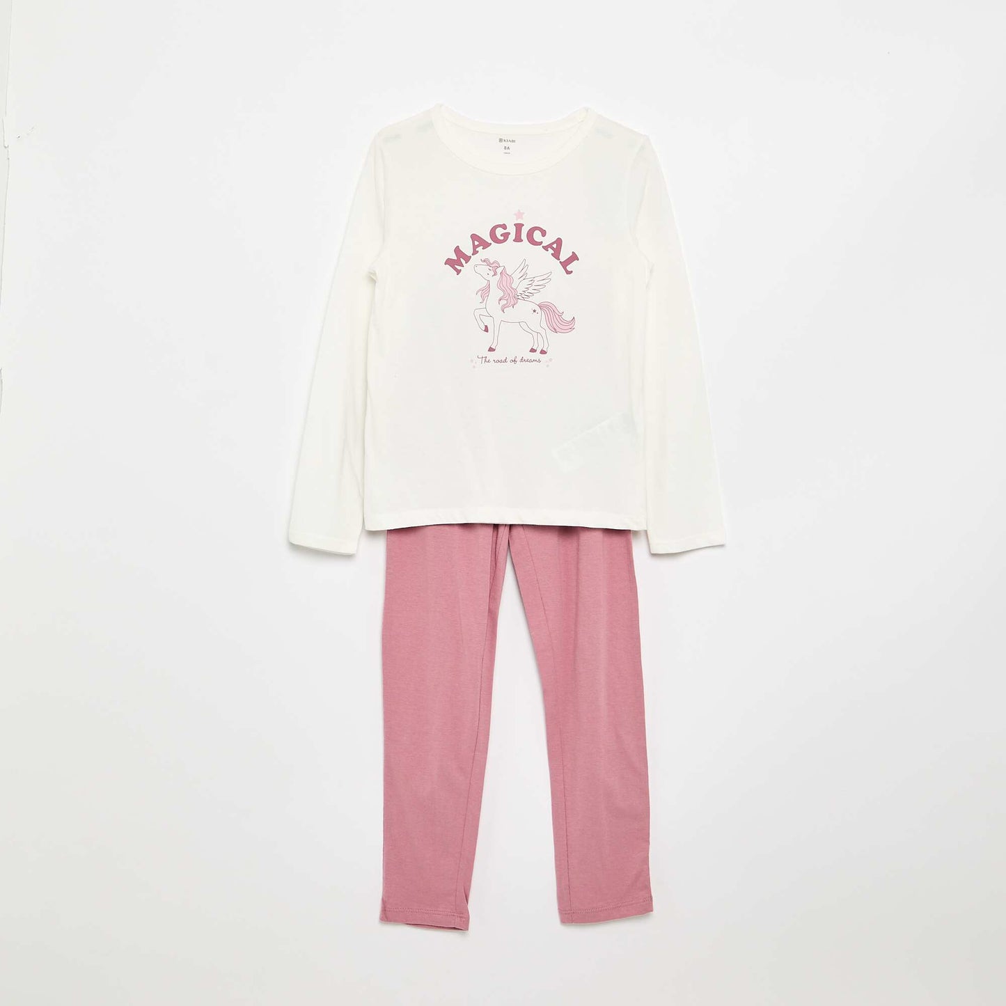 Pyjama long en jersey de coton - 2 pièces BLEU