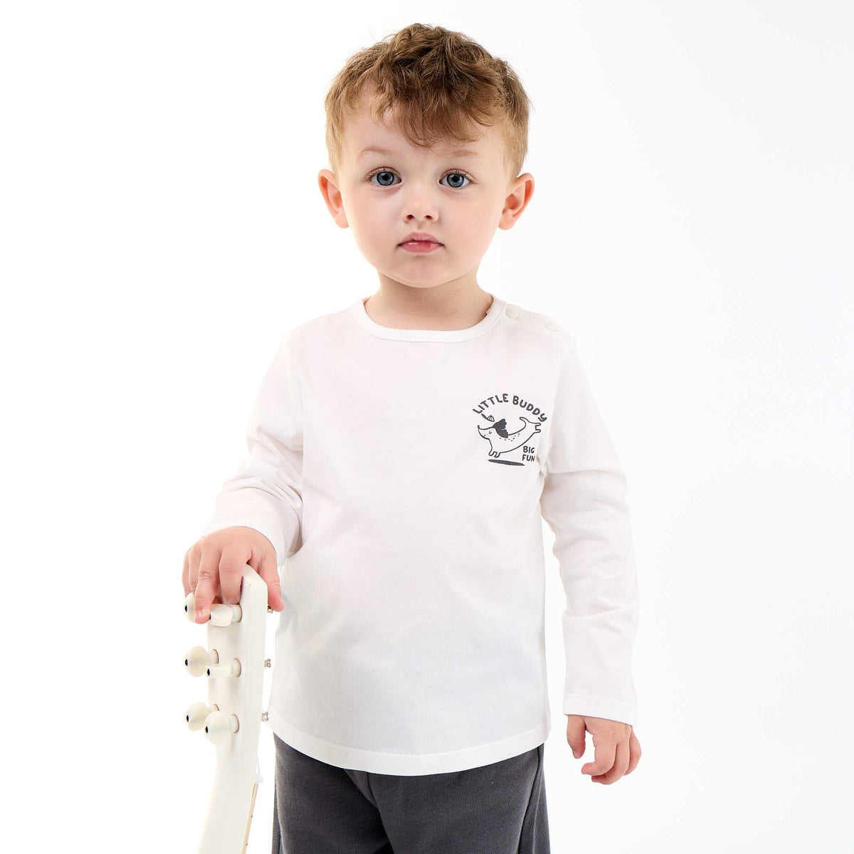 Ensemble sweat + jogging + t-shirt - 3 pièces BEIGE