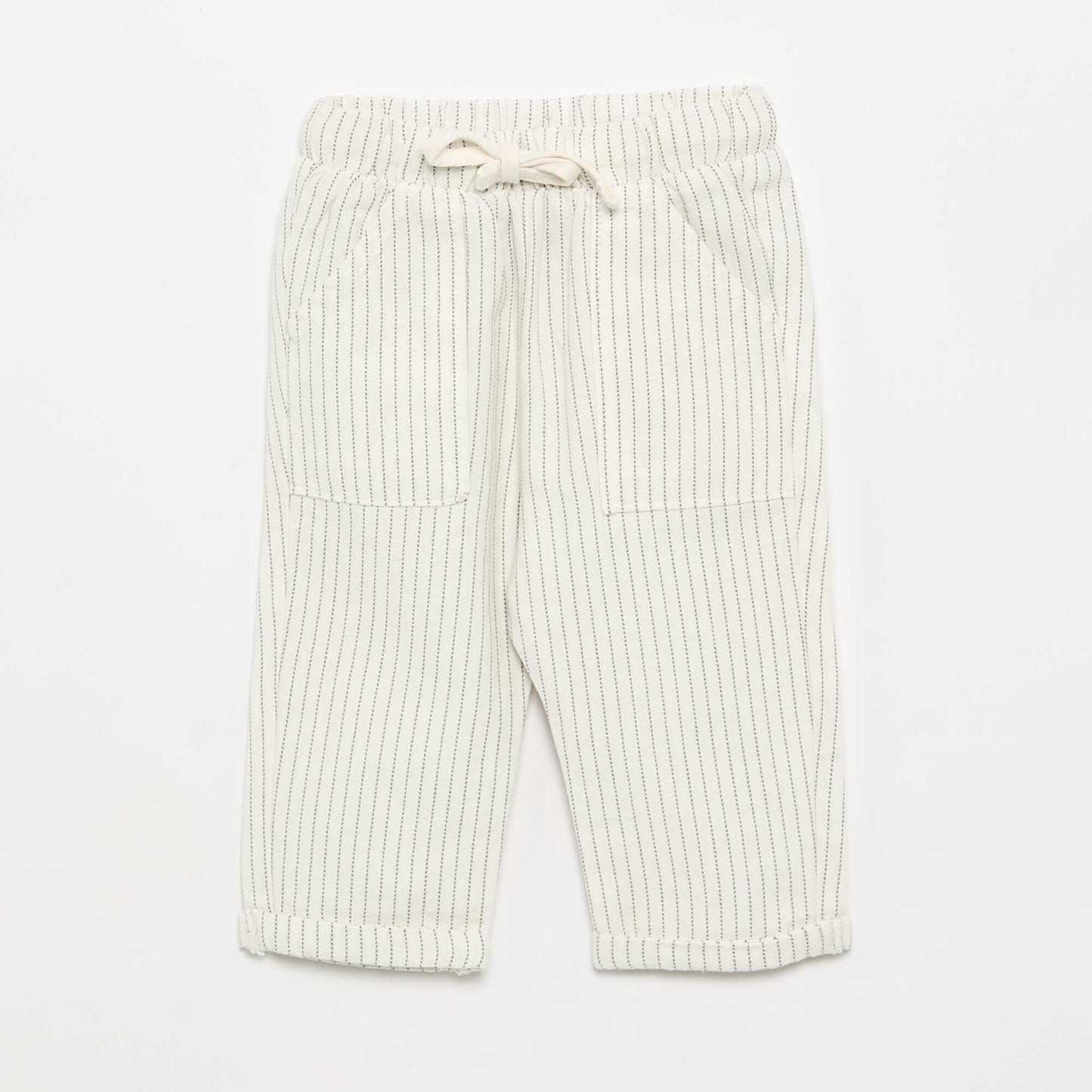 Ensemble t-shirt mao + pantalon - 2 pièces BLANC