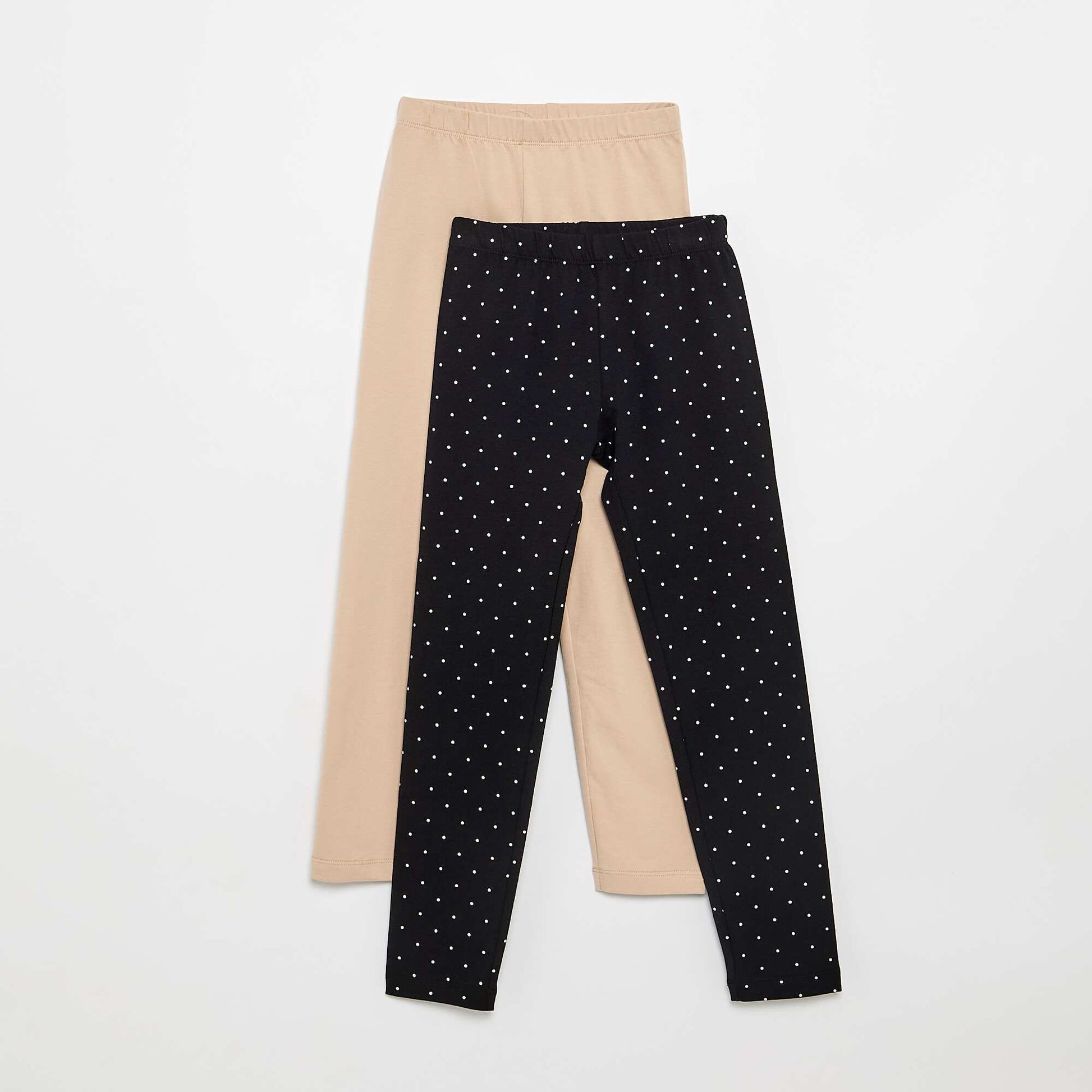 Lot de 2 leggings longs NOIR