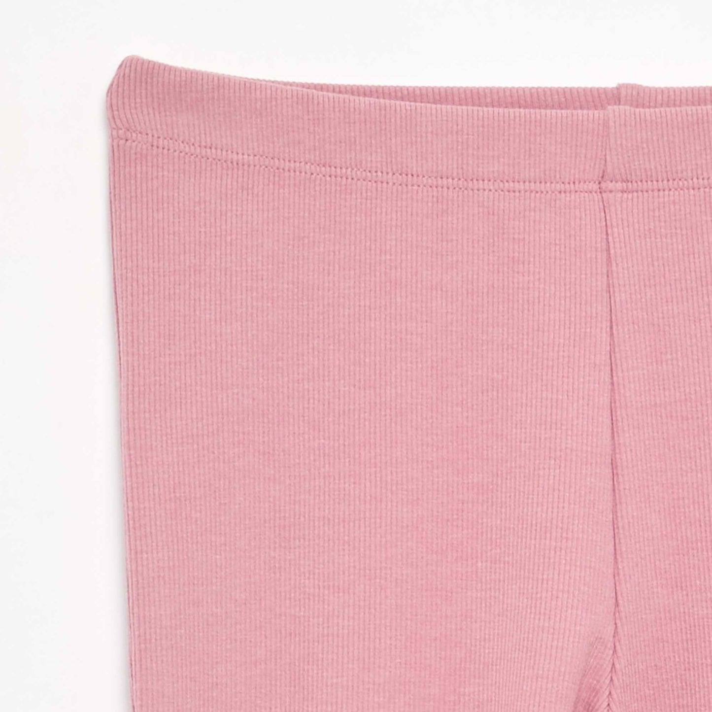 Legging flare en maille côtelée ROSE